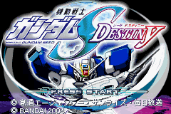 Kidou Senshi Gundam Seed Destiny Title Screen